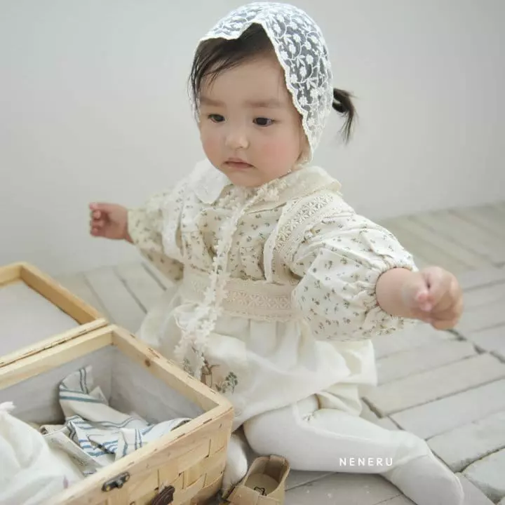 Neneru - Korean Baby Fashion - #babygirlfashion - Bebe Rose Marry Bodysuit - 2