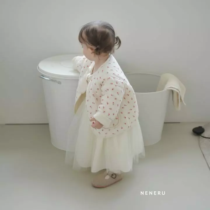 Neneru - Korean Baby Fashion - #babyoninstagram - Bebe Red Cherry Jacket - 5