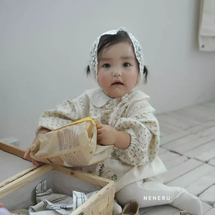Neneru - Korean Baby Fashion - #babyootd - Bebe Rose Marry Bodysuit - 5