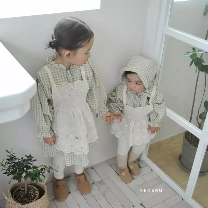 Neneru - Korean Baby Fashion - #babyoutfit - Rosemary Apron