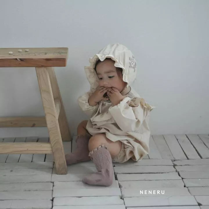 Neneru - Korean Baby Fashion - #onlinebabyboutique - Bebe Olivia Bloomer Set - 12