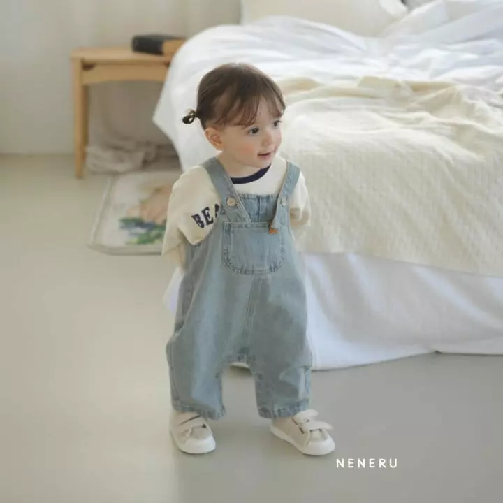 Neneru - Korean Baby Fashion - #onlinebabyboutique - Tom Tom Bebe Dungarees - 12