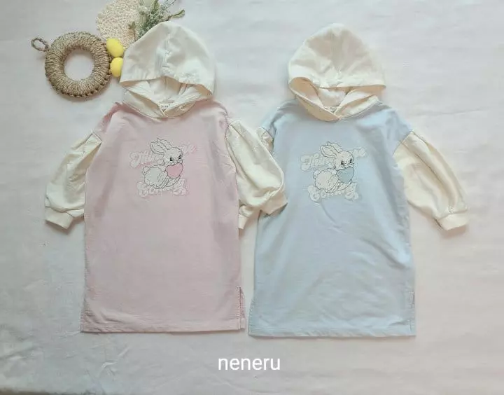 Neneru - Korean Children Fashion - #Kfashion4kids - Rabbit Hoody One-piece - 11