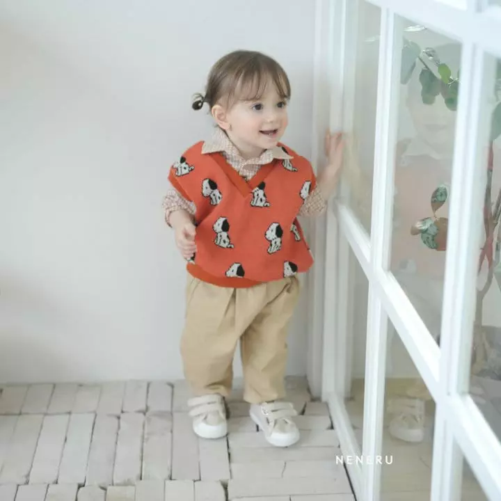 Neneru - Korean Children Fashion - #childofig - Dalmasian Knit Vest Kids - 10
