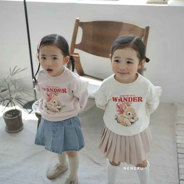 Neneru - Korean Children Fashion - #childrensboutique - White Rabbit Tee - 3