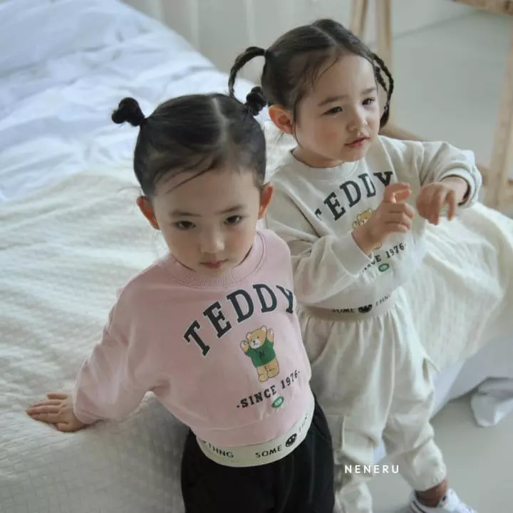 Neneru - Korean Children Fashion - #kidsstore - Crop Bear Sweatshirt - 10