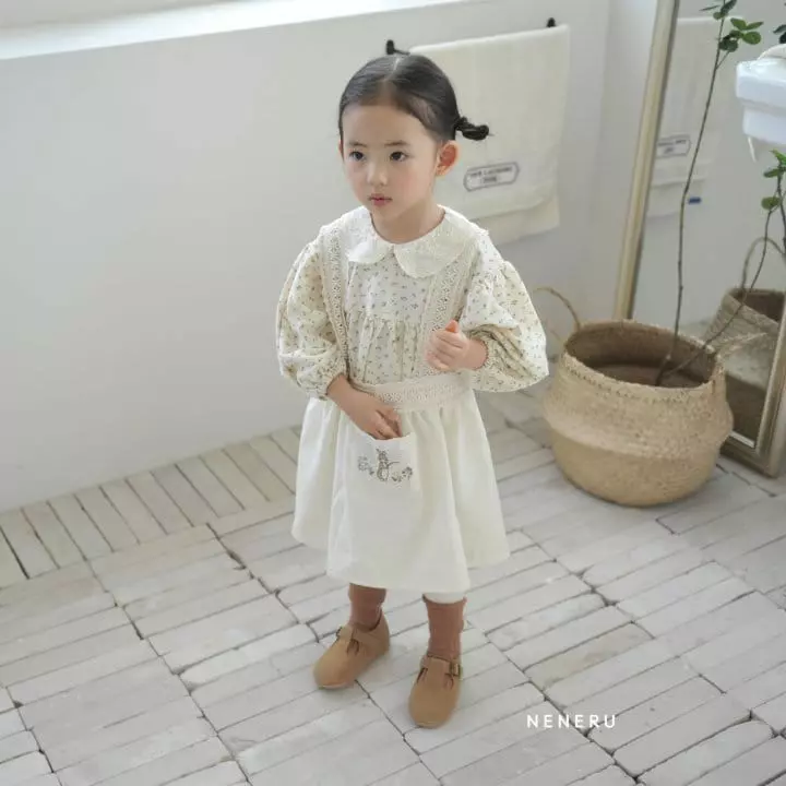 Neneru - Korean Children Fashion - #minifashionista - Rose Mary One-piece - 5