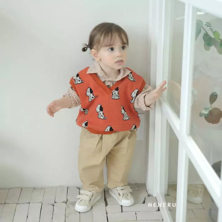 Neneru - Korean Children Fashion - #prettylittlegirls - Dalmasian Knit Vest Kids - 9