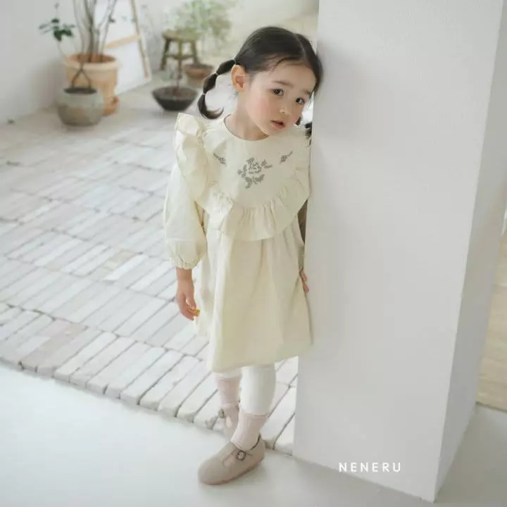 Neneru - Korean Children Fashion - #todddlerfashion - Olive One-piece - 8