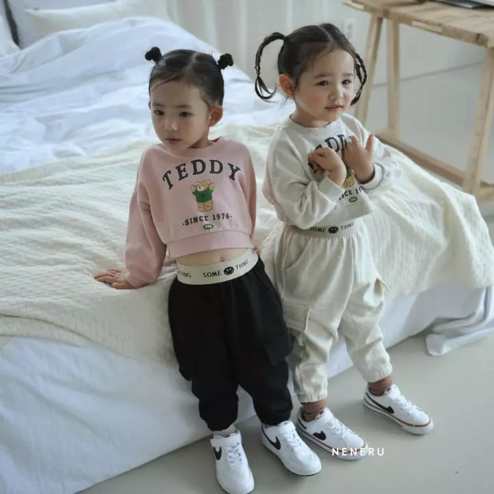 Neneru - Korean Children Fashion - #toddlerclothing - Smile Banding Pants - 6