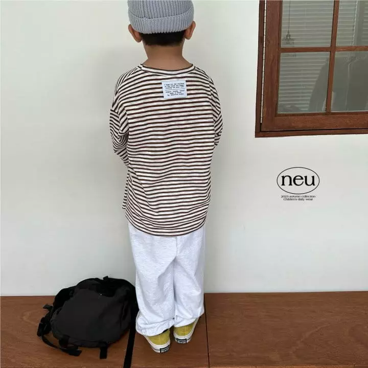 Neu - Korean Children Fashion - #childofig - Stripes Wapen Tee - 3