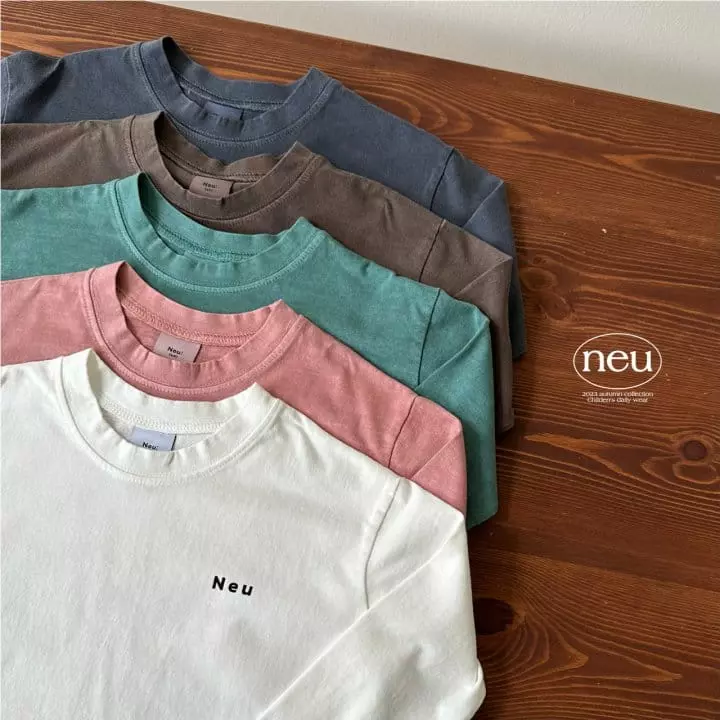 Neu - Korean Children Fashion - #childofig - Noi Pigment Tee - 2