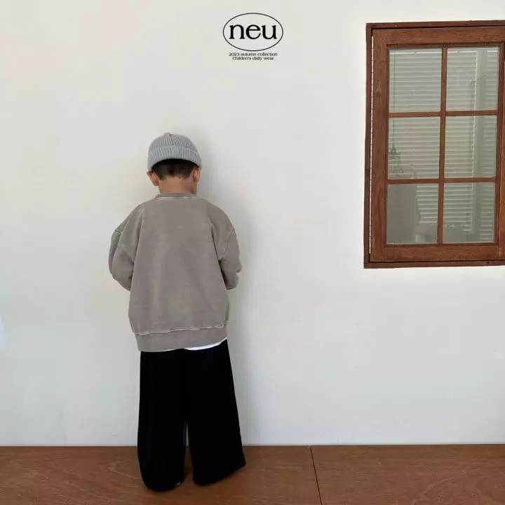 Neu - Korean Children Fashion - #fashionkids - Noi Pigment Sweatshirt - 5