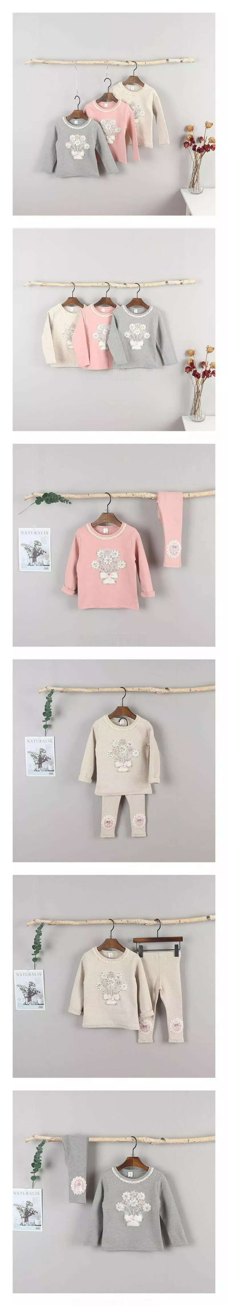 New Pierrot - Korean Children Fashion - #prettylittlegirls - Fraise Span Flower Tee 