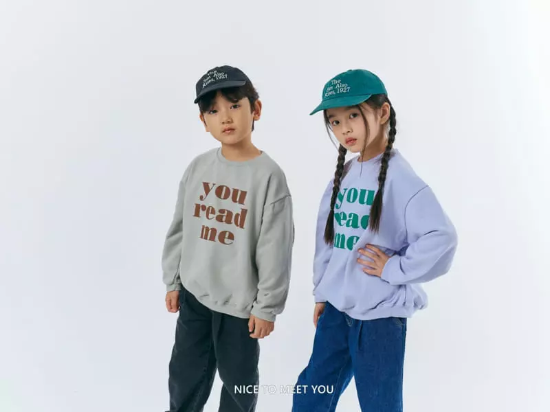 Nice To Meet You - Korean Children Fashion - #Kfashion4kids - Read Me Sweatshirt - 8