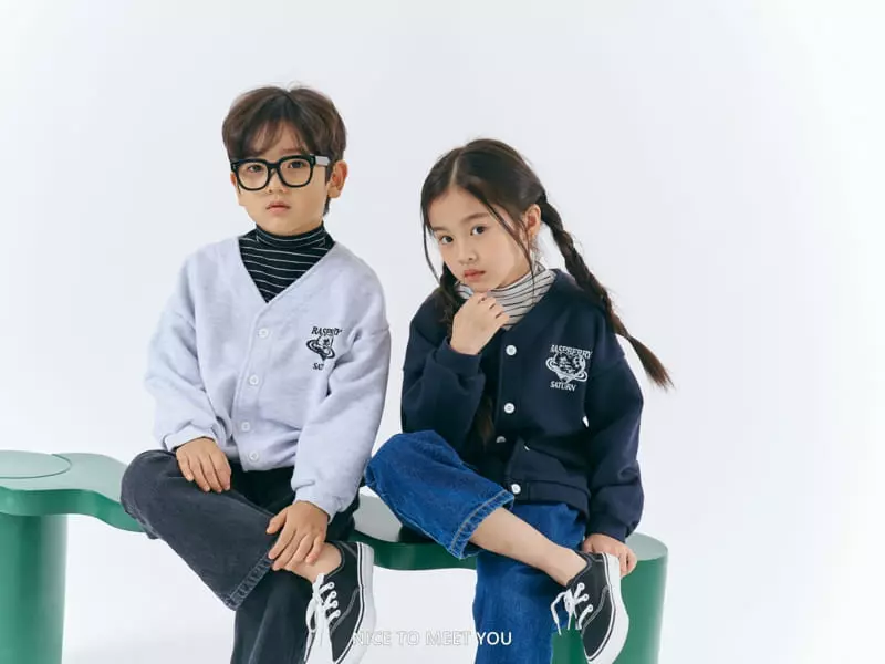 Nice To Meet You - Korean Children Fashion - #childofig - Pang Pang Cardigan - 9