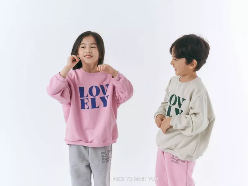 Nice To Meet You - Korean Children Fashion - #childofig - Lovely Sweatshirt - 2
