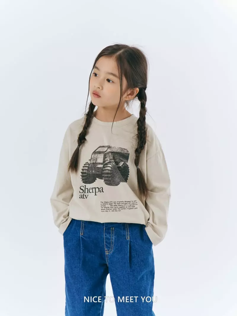 Nice To Meet You - Korean Children Fashion - #childrensboutique - Ziff Tee - 6