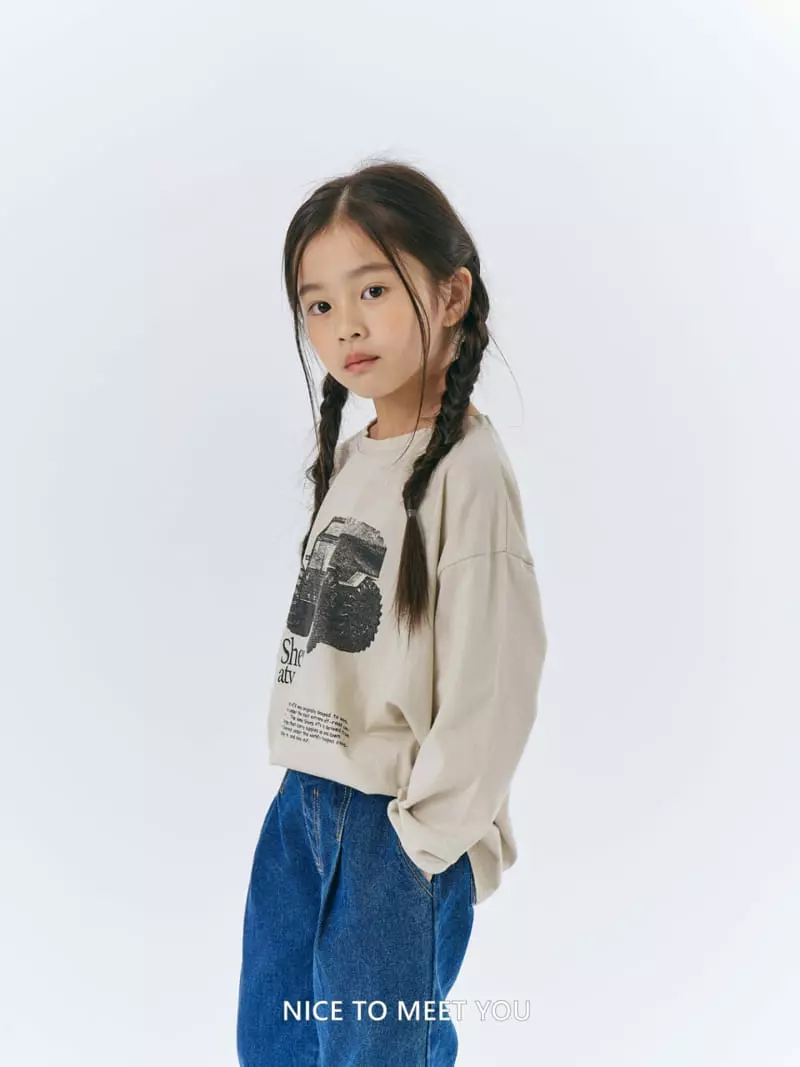 Nice To Meet You - Korean Children Fashion - #designkidswear - Ziff Tee - 7