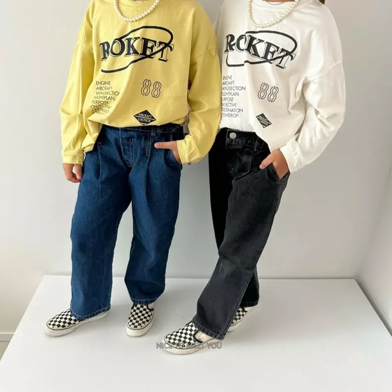 Nice To Meet You - Korean Children Fashion - #kidsshorts - Hero Jeans - 11