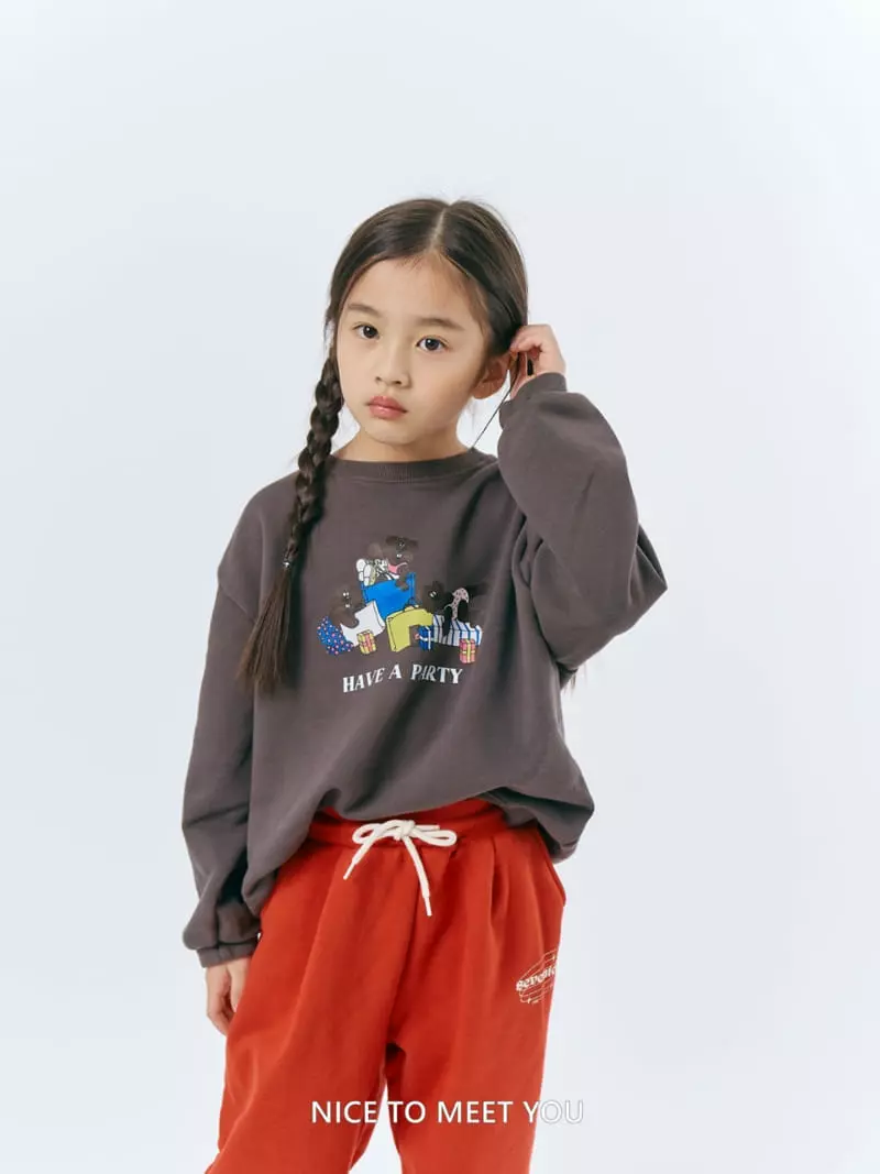 Nice To Meet You - Korean Children Fashion - #kidzfashiontrend - Party Sweatshirt - 5