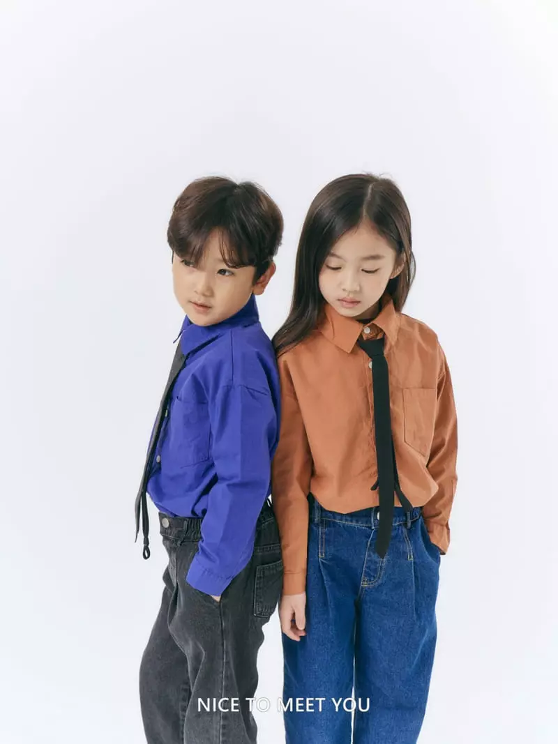 Nice To Meet You - Korean Children Fashion - #kidsstore - Caramel Shirt - 4