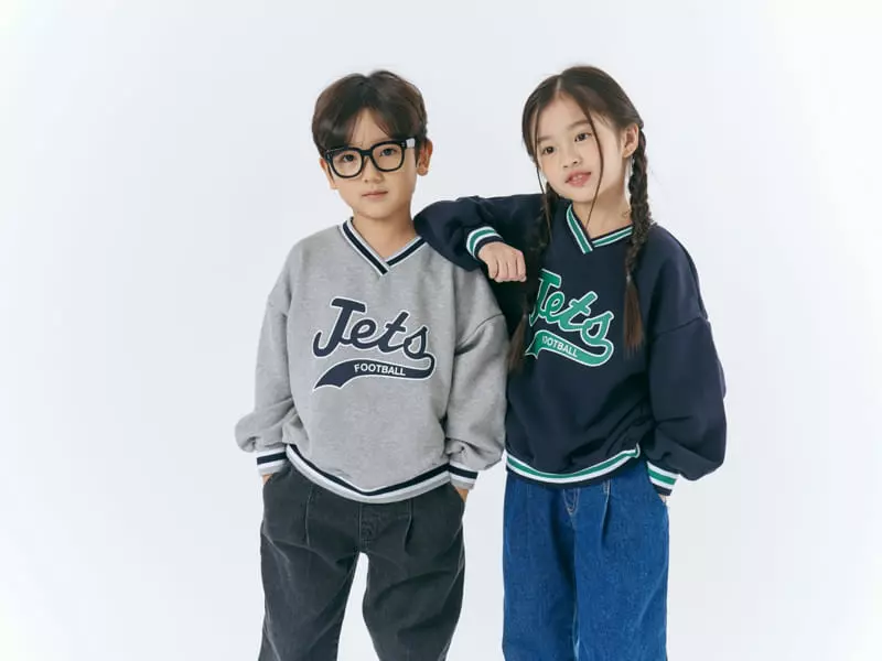 Nice To Meet You - Korean Children Fashion - #magicofchildhood - Zet Piping Sweatshirt - 9