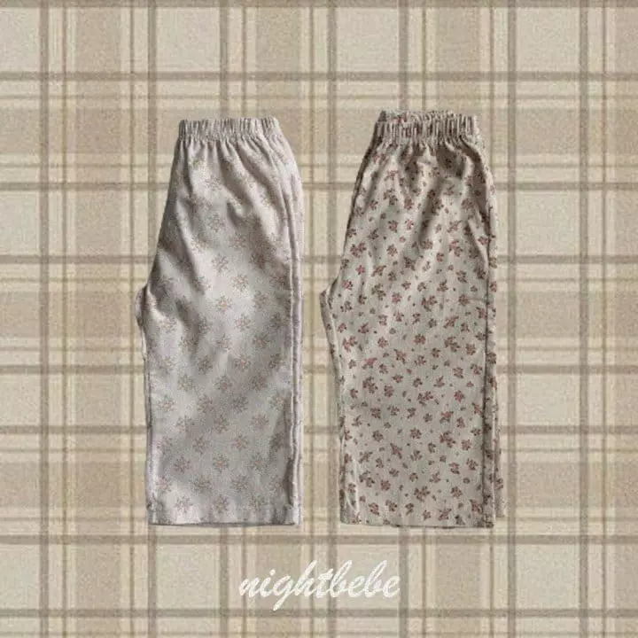 Night Bebe - Korean Children Fashion - #magicofchildhood - Flori Straight Pants - 2
