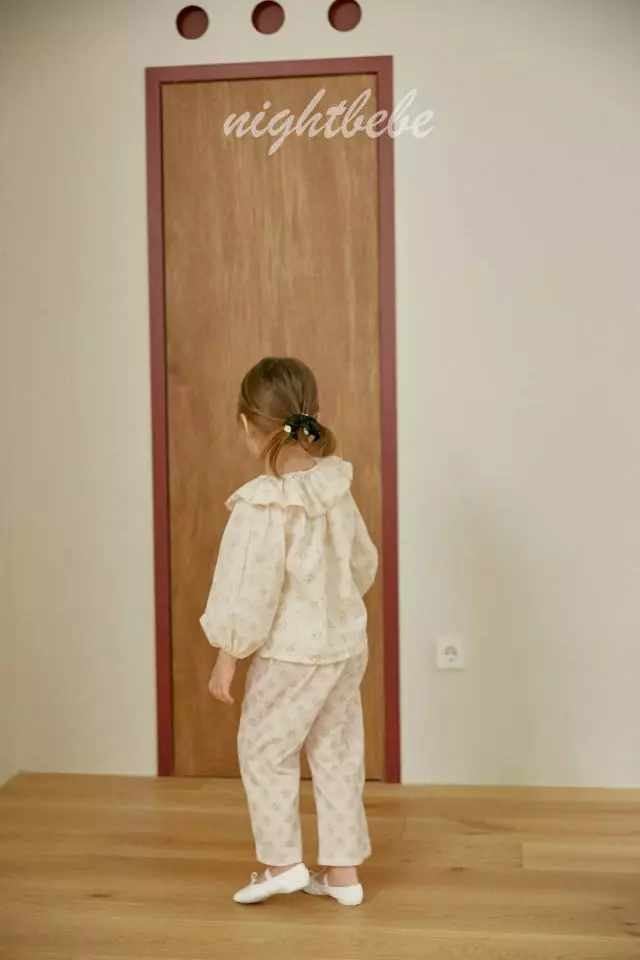 Night Bebe - Korean Children Fashion - #minifashionista - Flori Straight Pants - 4