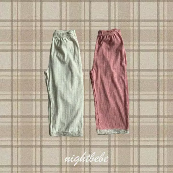 Night Bebe - Korean Children Fashion - #prettylittlegirls - Uni Lace Pants - 2