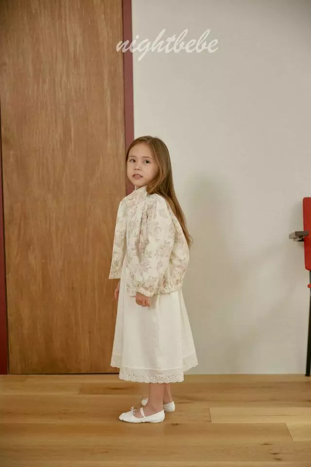 Night Bebe - Korean Children Fashion - #stylishchildhood - Amanda Lace One-piece - 6