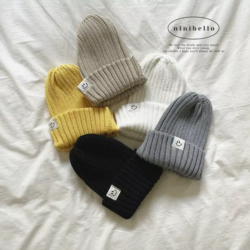 Ninibello - Korean Children Fashion - #childrensboutique - Smile Beanie