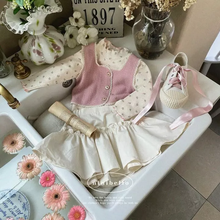 Ninibello - Korean Children Fashion - #childrensboutique - Coco Lace Bustier - 3