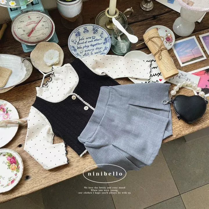 Ninibello - Korean Children Fashion - #childrensboutique - Coco Lace Bustier - 4