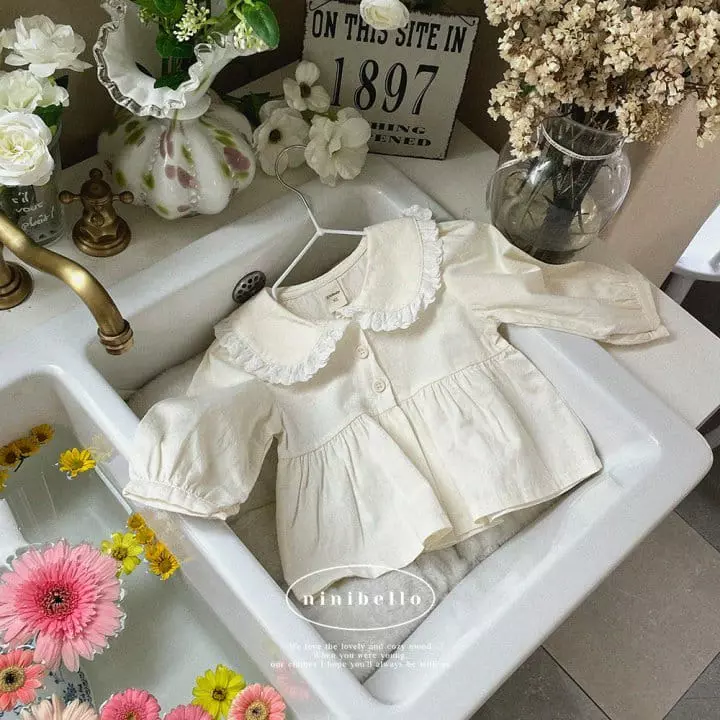 Ninibello - Korean Children Fashion - #kidsshorts - Dorothy Collar Blouse - 4