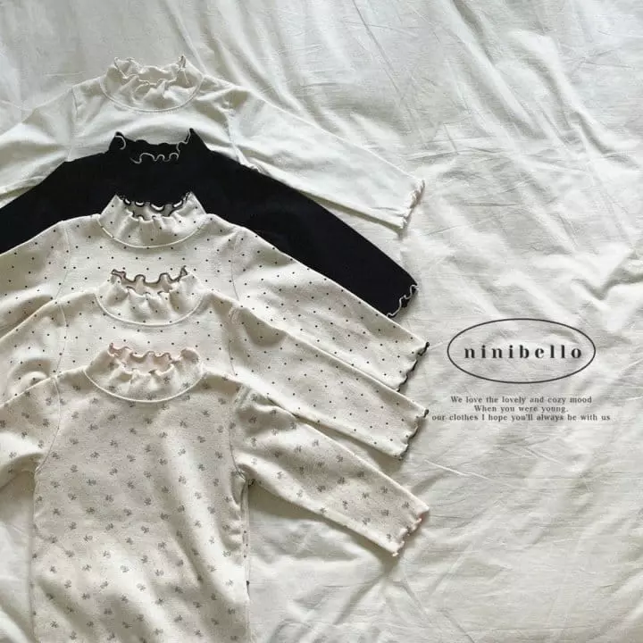 Ninibello - Korean Children Fashion - #kidzfashiontrend - Pong Turtleneck Tee - 12