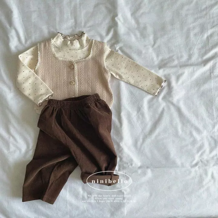 Ninibello - Korean Children Fashion - #kidzfashiontrend - Coco Lace Bustier - 9