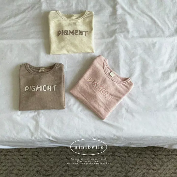 Ninibello - Korean Children Fashion - #magicofchildhood - Pigment Piping Sweatshirt
