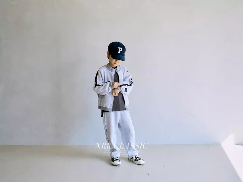 Nrk - Korean Children Fashion - #Kfashion4kids - Waffle Zip-up - 11