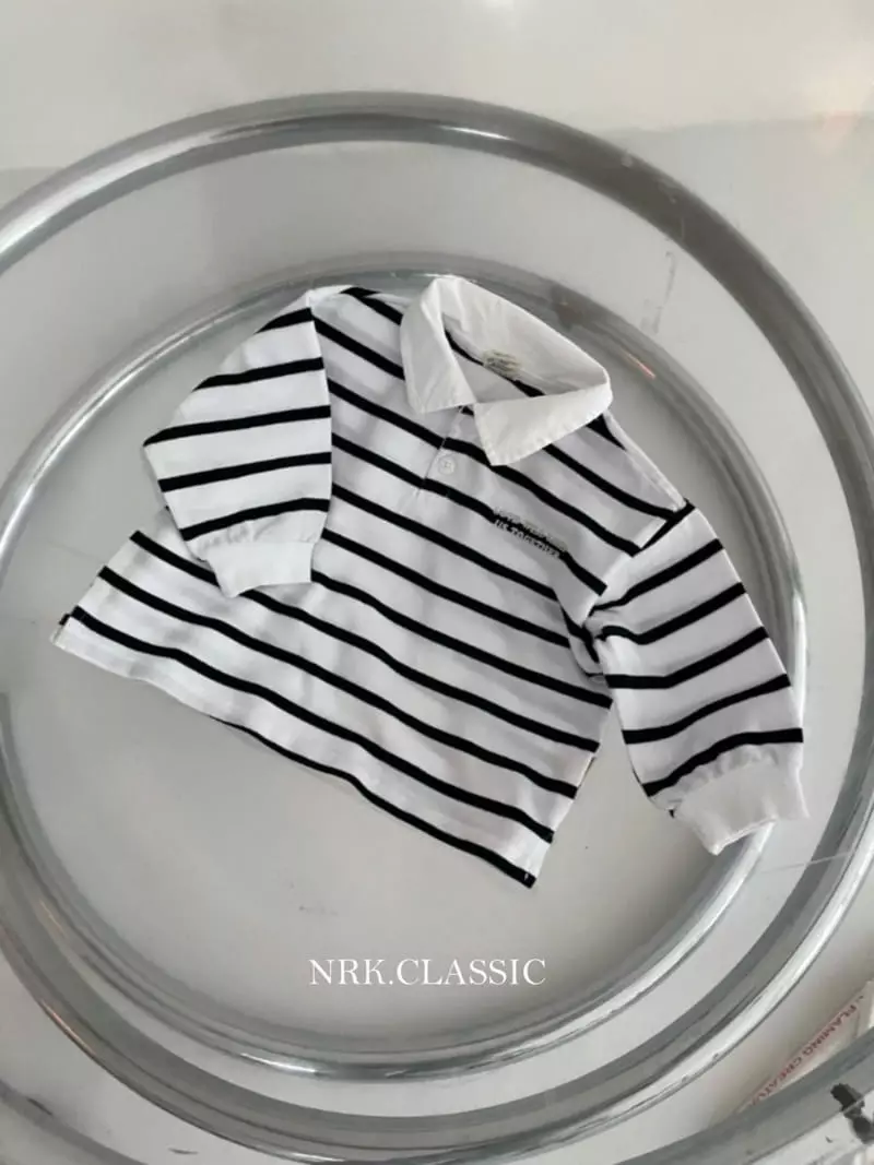 Nrk - Korean Children Fashion - #stylishchildhood - Denggang Collar Tee - 4
