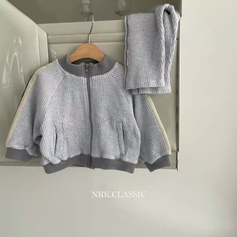 Nrk - Korean Children Fashion - #childofig - Waffle Zip-up - 4