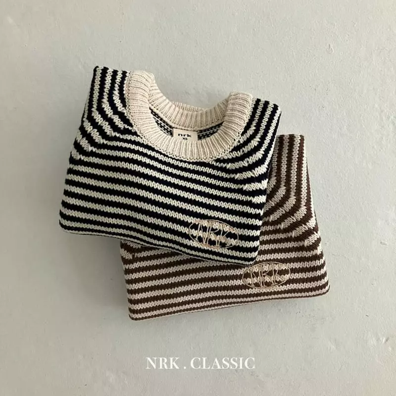 Nrk - Korean Children Fashion - #kidsshorts - 4 Side Knit Tee - 2