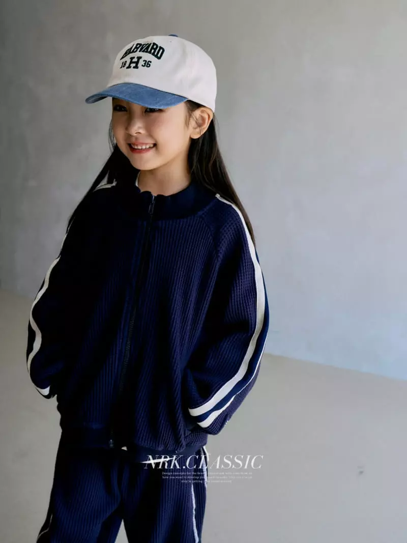 Nrk - Korean Children Fashion - #kidzfashiontrend - Waffle Zip-up - 10