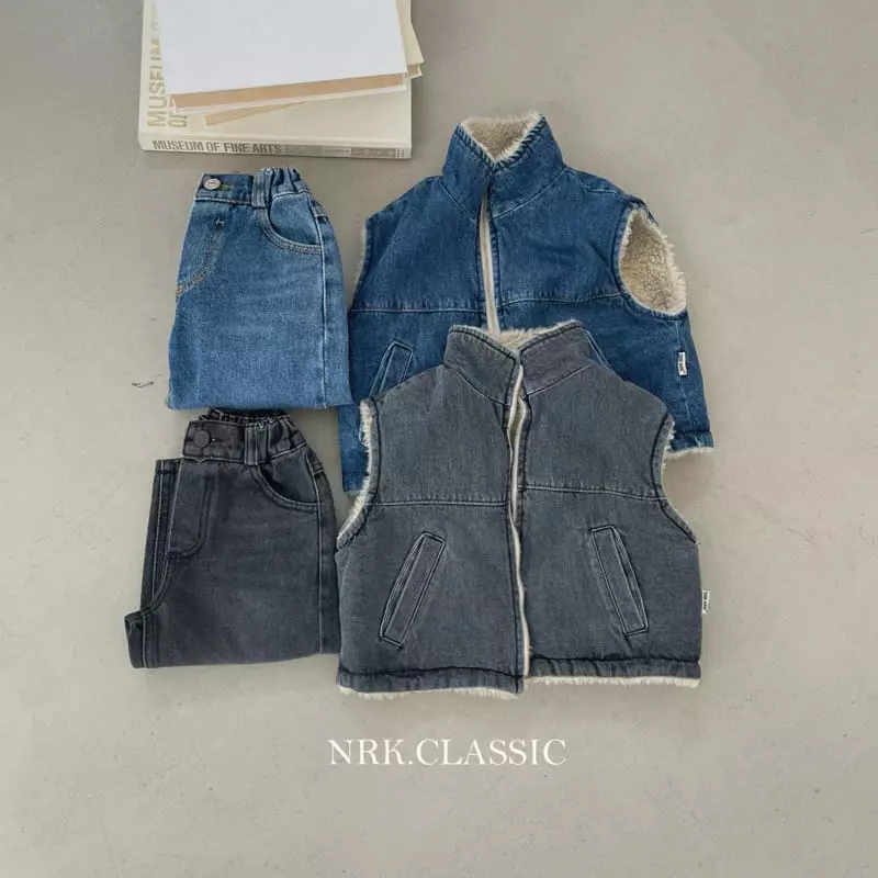 Nrk - Korean Children Fashion - #magicofchildhood - Denim Vest - 4