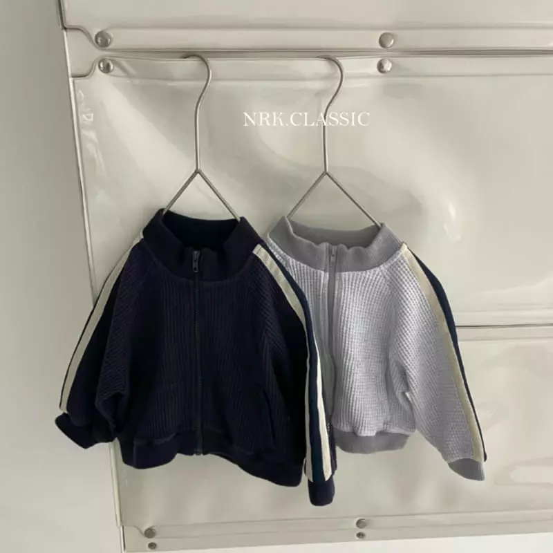 Nrk - Korean Children Fashion - #prettylittlegirls - Waffle Zip-up