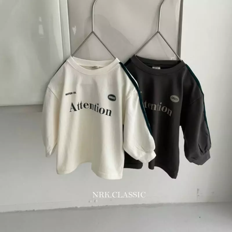 Nrk - Korean Children Fashion - #todddlerfashion - Two Line Tee - 2