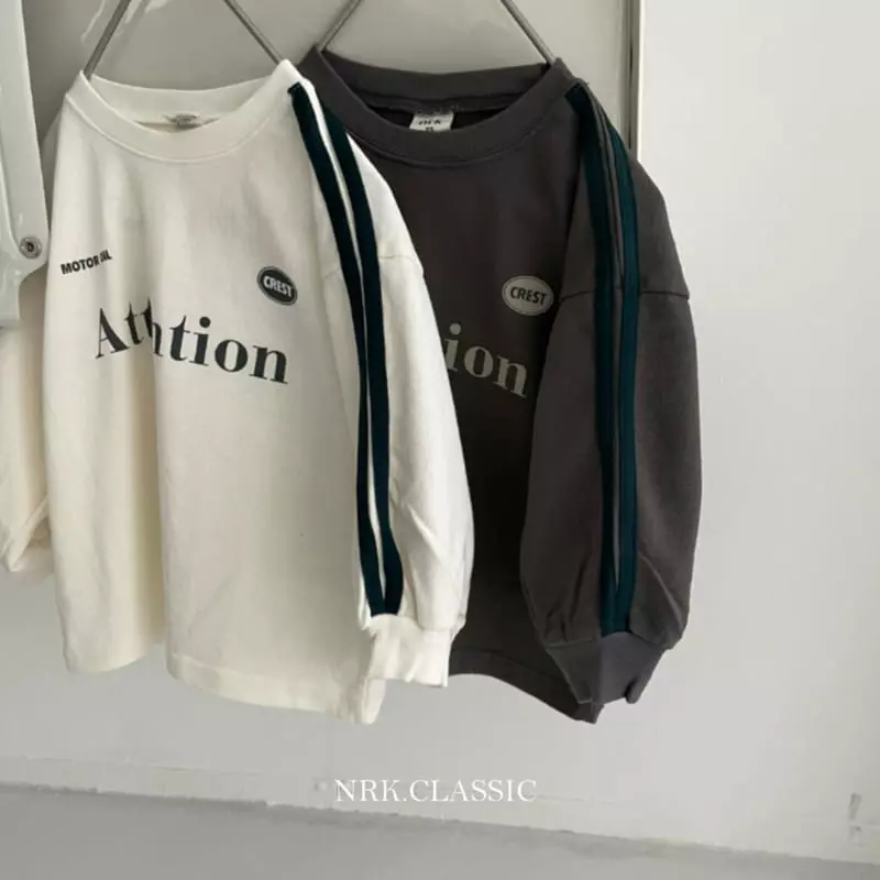 Nrk - Korean Children Fashion - #toddlerclothing - Two Line Tee - 3