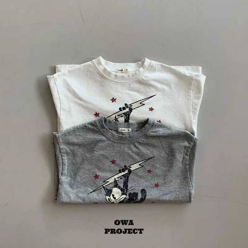 O Wa - Korean Children Fashion - #kidsstore - Kitty Tee
