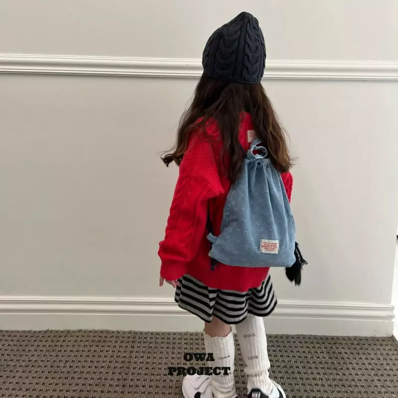 O Wa - Korean Children Fashion - #kidzfashiontrend - Twist Knit Tee - 5