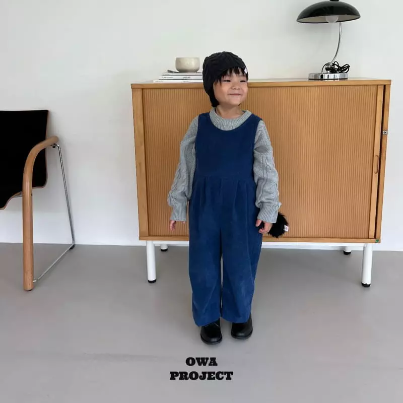 O Wa - Korean Children Fashion - #magicofchildhood - Rib Jumpsuit - 4